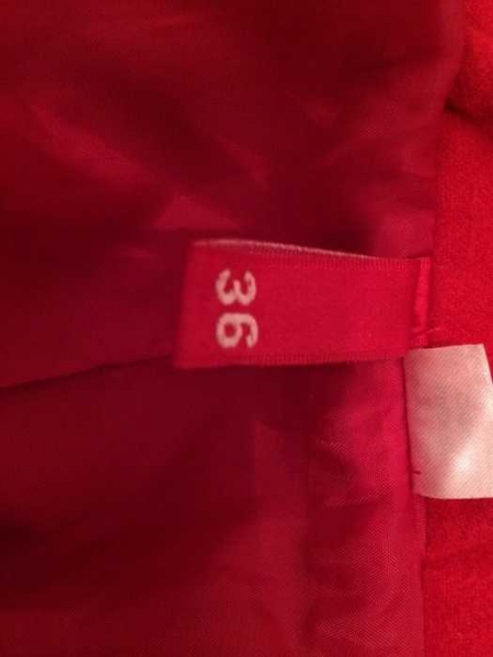 roter halblanger Mantel H&M