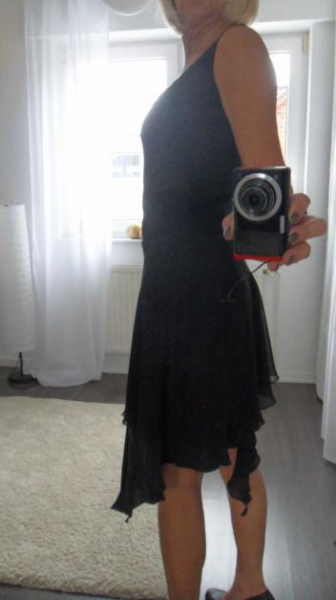 MNG Mango - Schwarzes edles Kleid - S - 