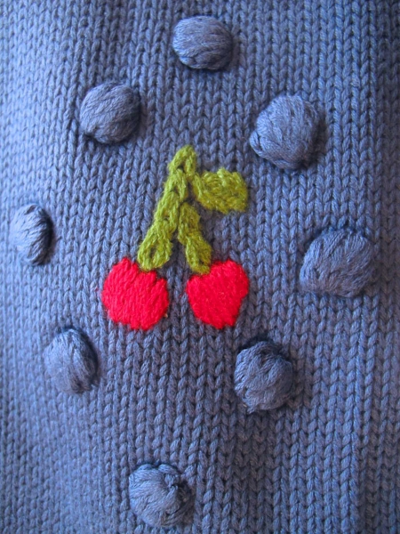 Blutsschwester Blutsgeschwister Schal Majolka blue Cherry comforter OVP 