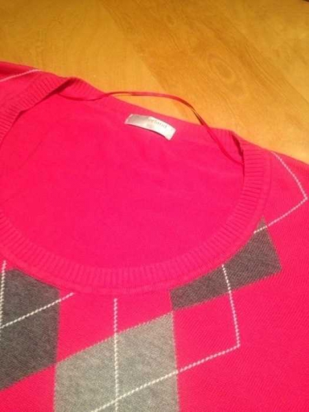 Karopulli in Pink mit Rundhals Größe XL