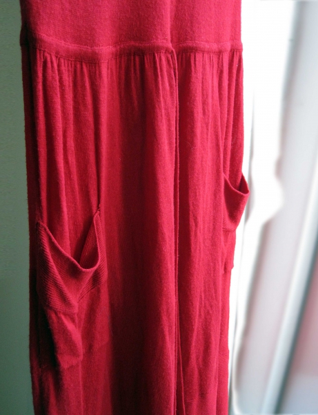 Tolles fein Strickkleid in rot* S/M