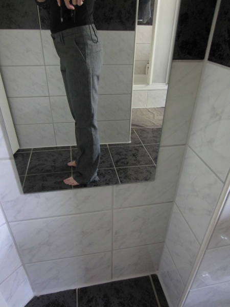 graue Stoffhose mit Taschen von S.Oliver