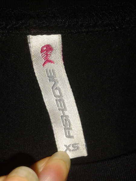 Monster Fishbone T-Shirt Größe XS