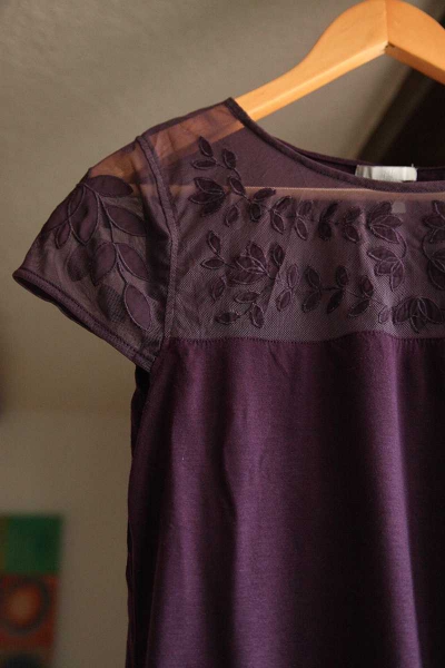 Lilanes Spitzentop T-Shirt in Gr L