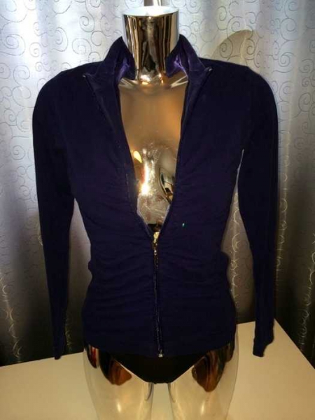  Amisu Sweatshirt Jacke Weste blau Gr. S