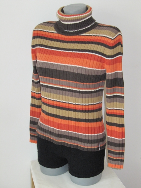 Rollkragenpulli gestreift Rolli