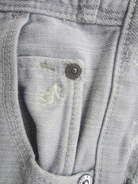 Abercrombie & Fitch Jeans hellgrau - Gr. 0