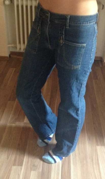 geradegeschnittene hose