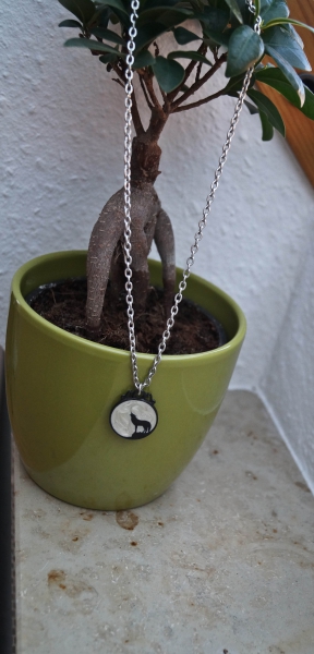 NEU: Emp Gothic Kette / Wolf / Mond / Alchemy Gothic