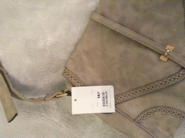 Tasche Umhängetasche beige
