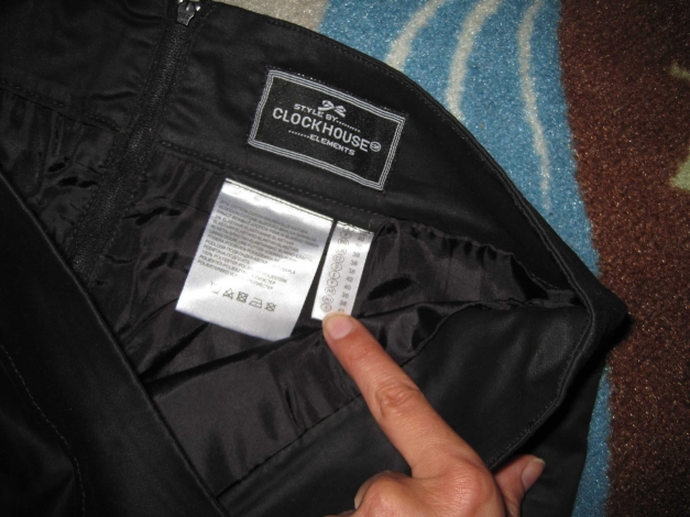 schwarzer Minirock von C&A