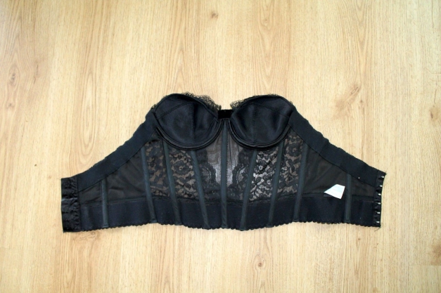 Vintage Korsage Korsett Mieder 50er Spitze 34/36 made in USA