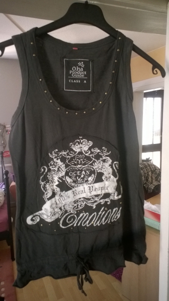 lockeres top mit muster