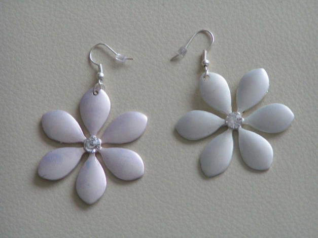 Goße Blüten Blume Ohrringe Ohrhänger