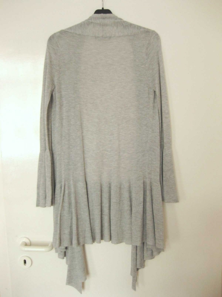 Primark Longcardigan hellgrau *neuwertig* Gr. 8 (dt. Gr. 34)