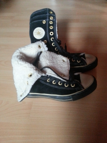 Converse All Star Chucks Stiefel Schwarz