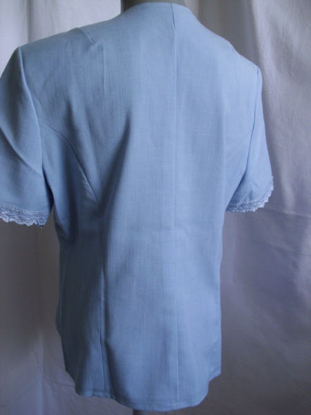 Damenbluse blau Größe M