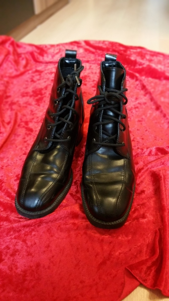 echte Leder Damen Stiefeletten, schwarz Größe 40 der Marke West Brook