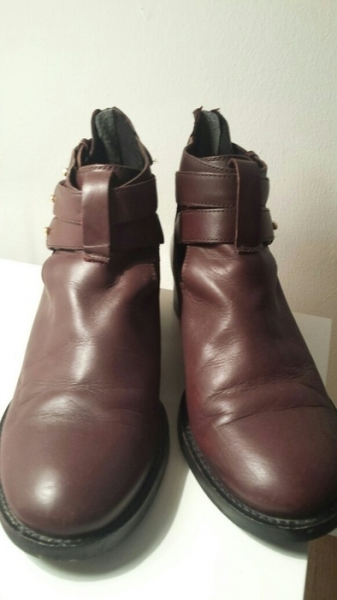 Ankle Boots After all Leder Stiefeletten cut out Asos Braun