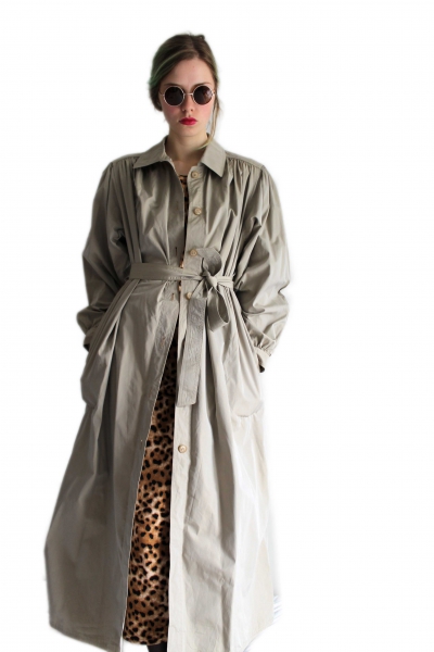 -- Bogner Trenchcoat -- in Beige mit Knopfleiste Taschen und Gürtel in Gr. 38/40