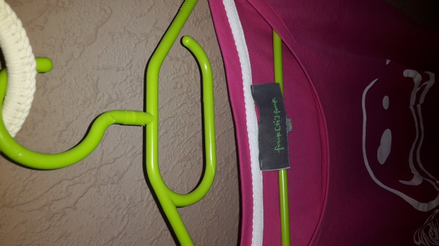 T-Shirt  in Pink mit Gesicht 