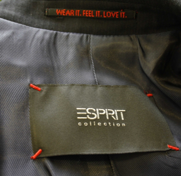 Schwarzes tailliertes Sakko von Esprit /Men Collection
