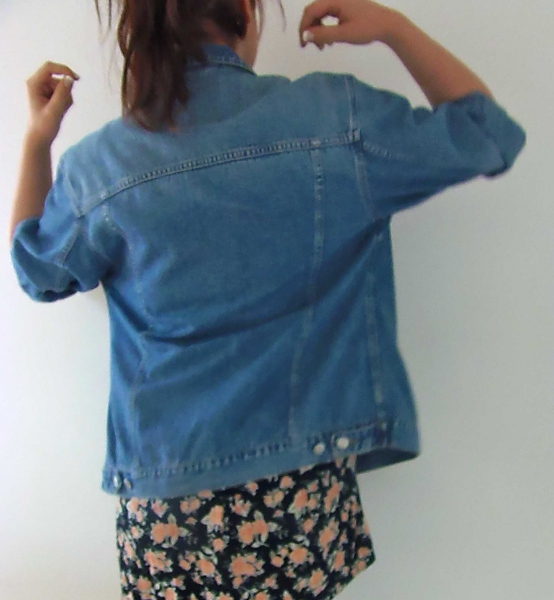 Jeansjacke oversized gr. 40