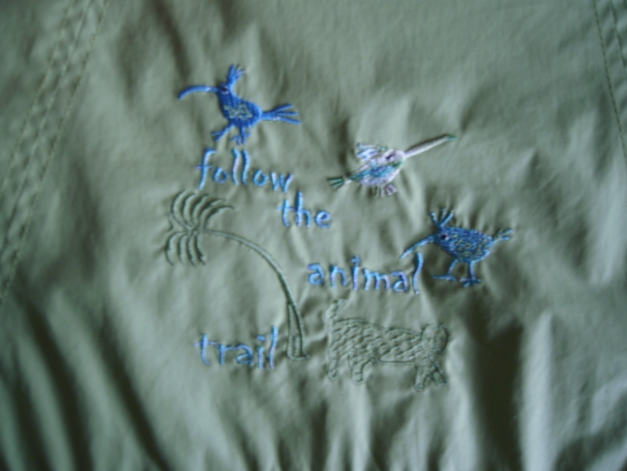 Grasgrüne Regenjacke von Whoopi