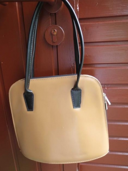 Tasche,schwaz-beige,schick