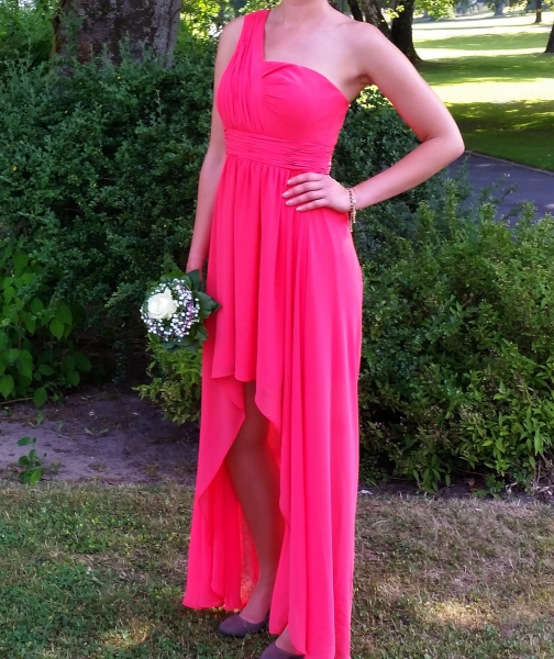 Koralle Abendkleid von Marie Lund, Größe 36