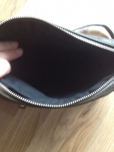 Ledertasche grün- braun