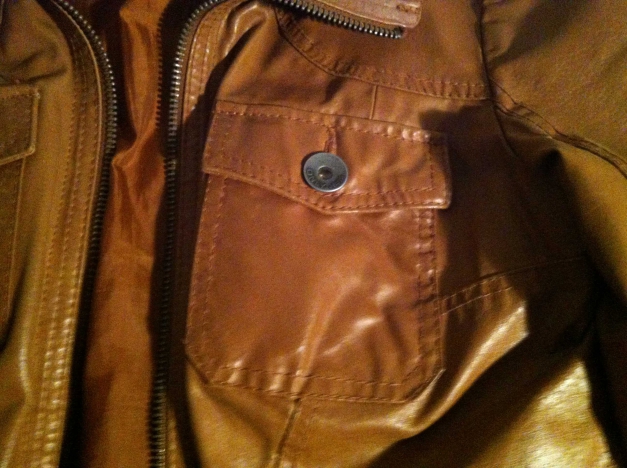 Lederjacke, braun