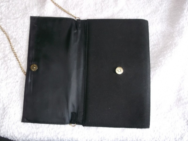 Clutch Tasche schwarz H&M
