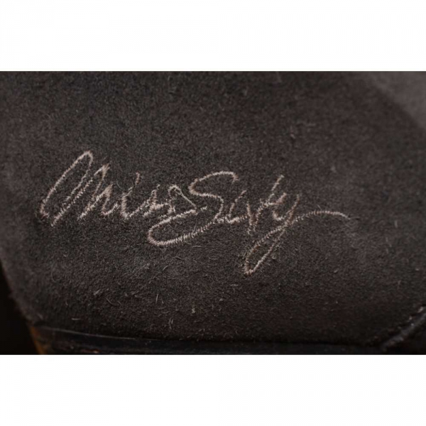 Miss Sixty Stiefel Lederstiefel Wildleder dunkelgrau
