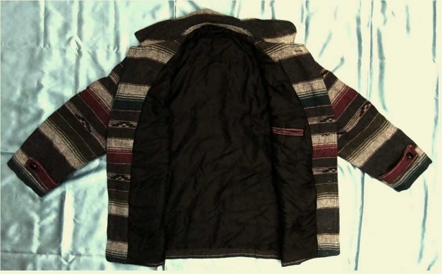 Herren-Jacke gefüttert - Größe 52 - mehrfarbig