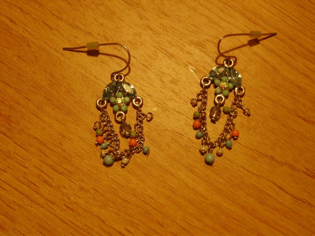 Ohrringe Hänger bunt flippig Boho Top