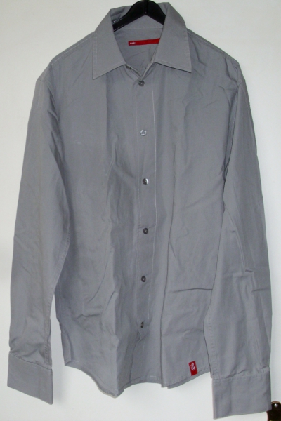 Modisches Herren Hemd in grau von Esprit, Größe M#1268