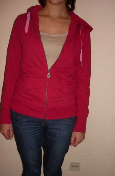 pinke kuscheljacke