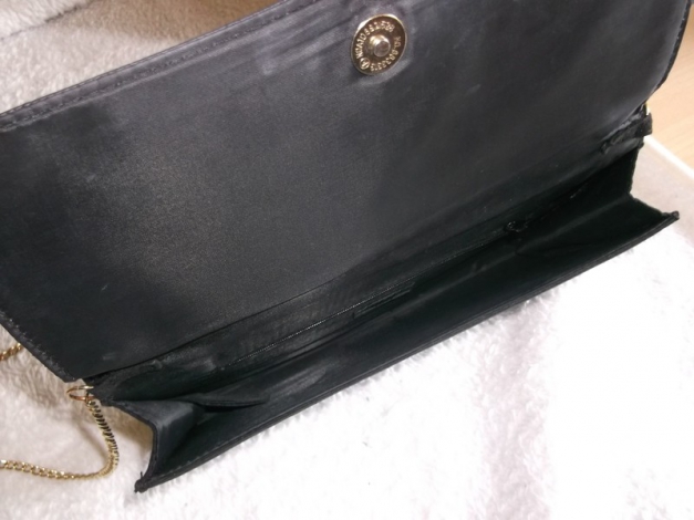 Clutch Tasche schwarz H&M