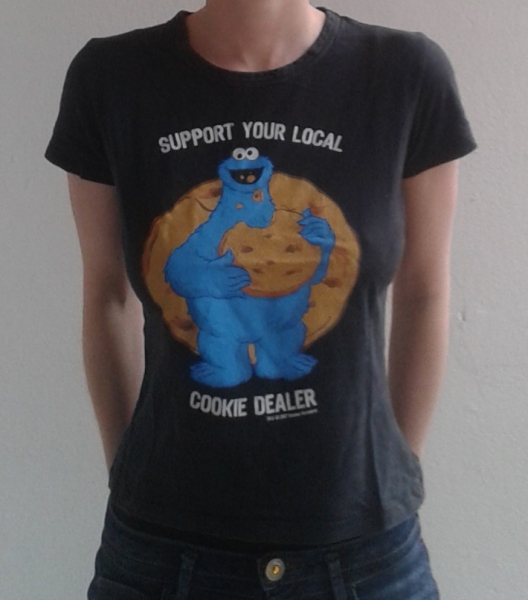 Krümelmonster T-Shirt Größe S