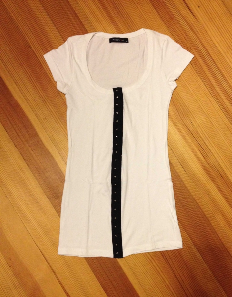 Modström black & white Look Shirt XS ( 32 - 34 )
