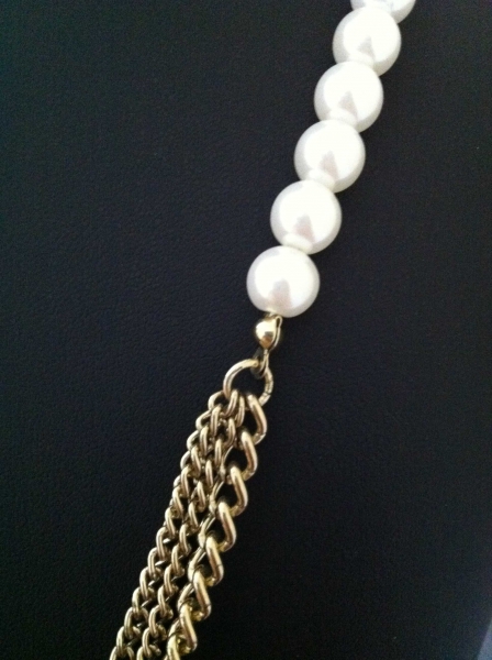 Statement Kette mit Perlen neu - ZARA