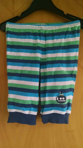 Bequeme, gestreifte Hose Gr. 62