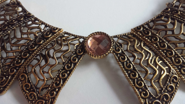 Statementkette Kette Vintage Bronze