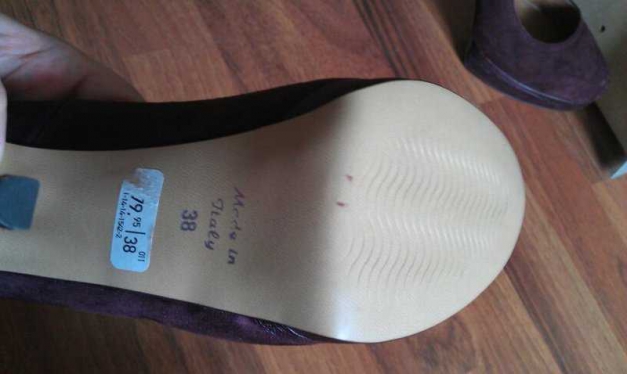 NEU! High Heels, Leder, braun