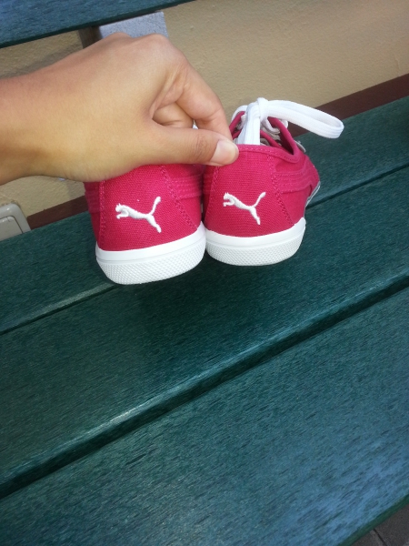 Sneaker Turnschuhe rot Puma Basic