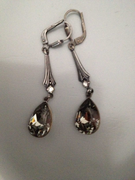 Ohrringe mit black Diamant