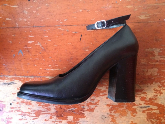 Pumps mit Blockabsatz