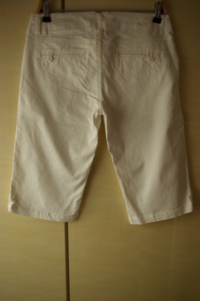 caprihose, elegant, weiss gr.38