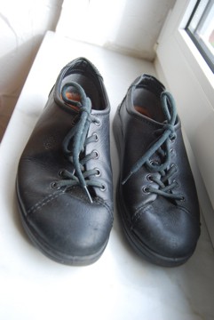 Ecco  Leder  Schnürschuhe  Schuhe Trendi